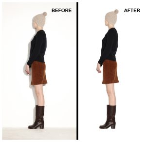 Model clipping path services